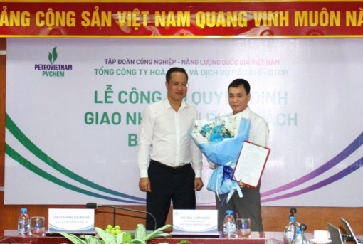  PVChem công bố Quyết định giao nhiệm vụ ông Bùi Tuấn Ngọc - Phó Tổng Giám đốc phụ trách Ban điều hành